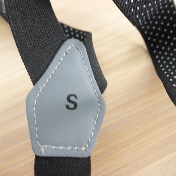 Suspender Boy Black Y Back Polka Dots Clip On Adjustable Stretch LITTLEST PRINCE - Picture 6 of 8